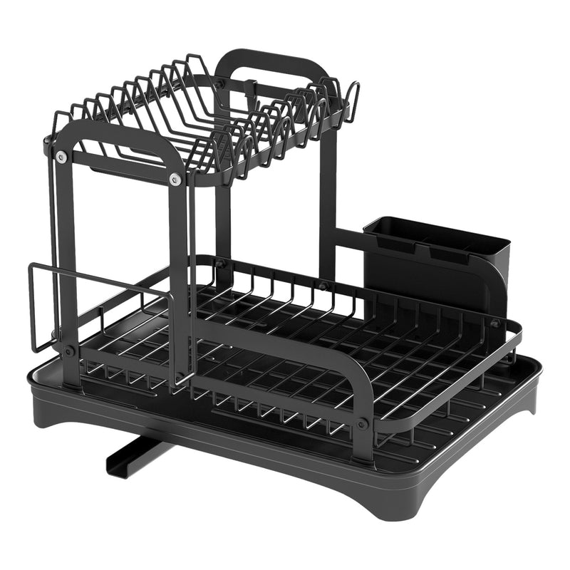 1Pc  2-Tier Dish Drying Rack For Kitchen