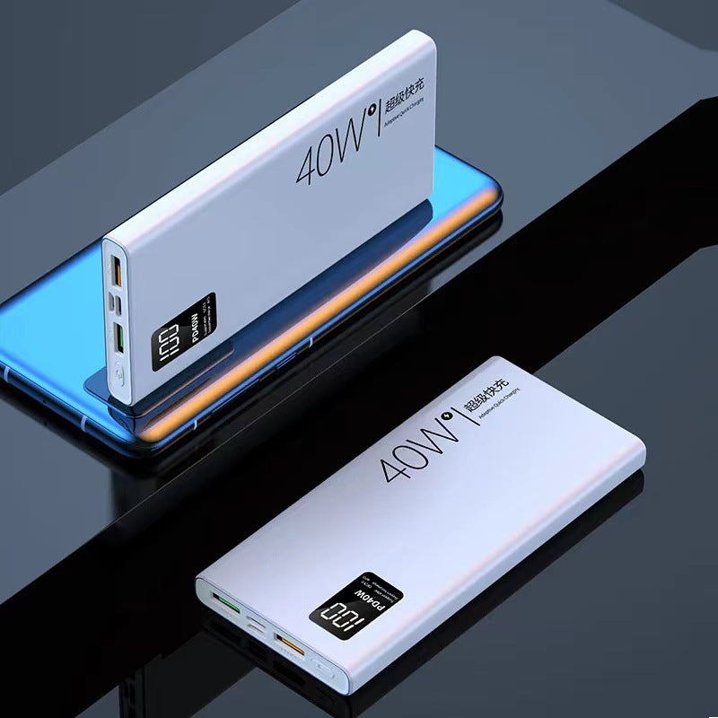 Large-Capacity Power Bank with Digital Display – Fast & Reliable Charging