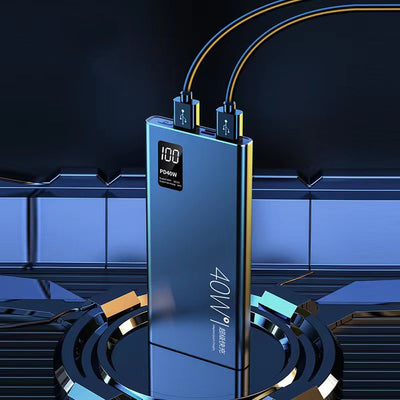 Large-Capacity Power Bank with Digital Display – Fast & Reliable Charging