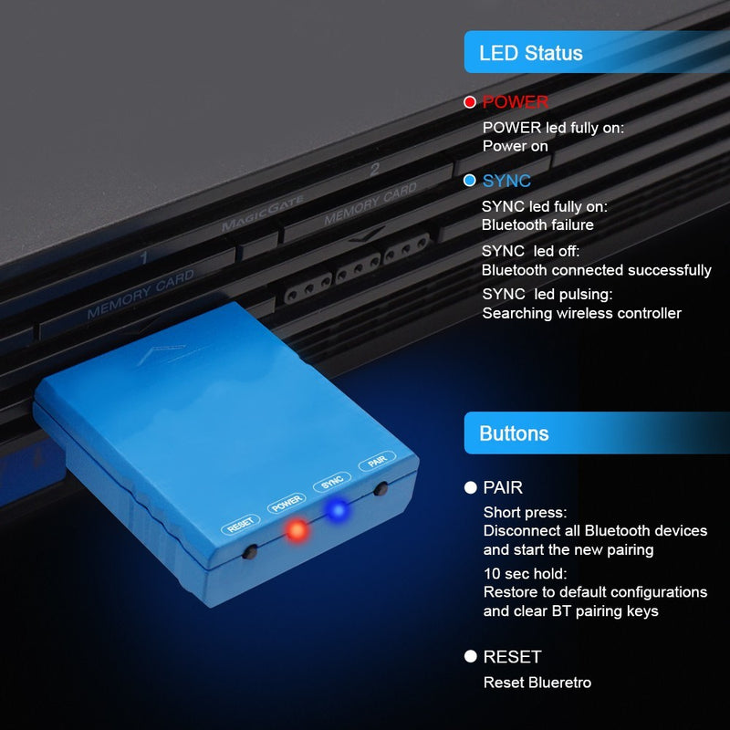 RetroScaler BlueRetro Wireless Game Controllers