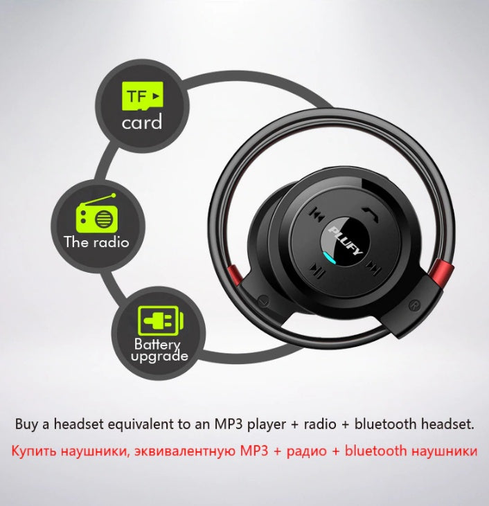 PLUFY Sports Bluetooth Headset