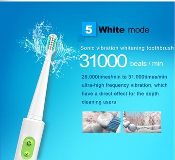 Ultrasonic electric toothbrush adult usb charging