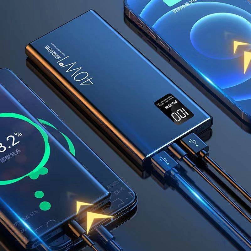 Large-Capacity Power Bank with Digital Display – Fast & Reliable Charging