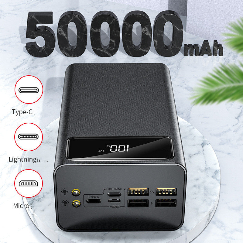 High-Capacity Power Bank with Digital Display – Fast Charging