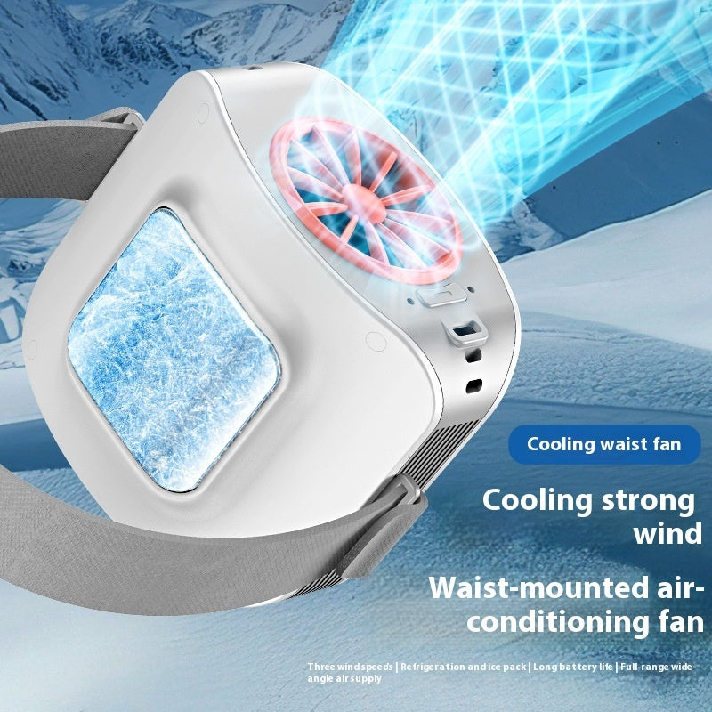 Waist-Mounted High-Speed Cooling Fan – Personal Air Conditioner
