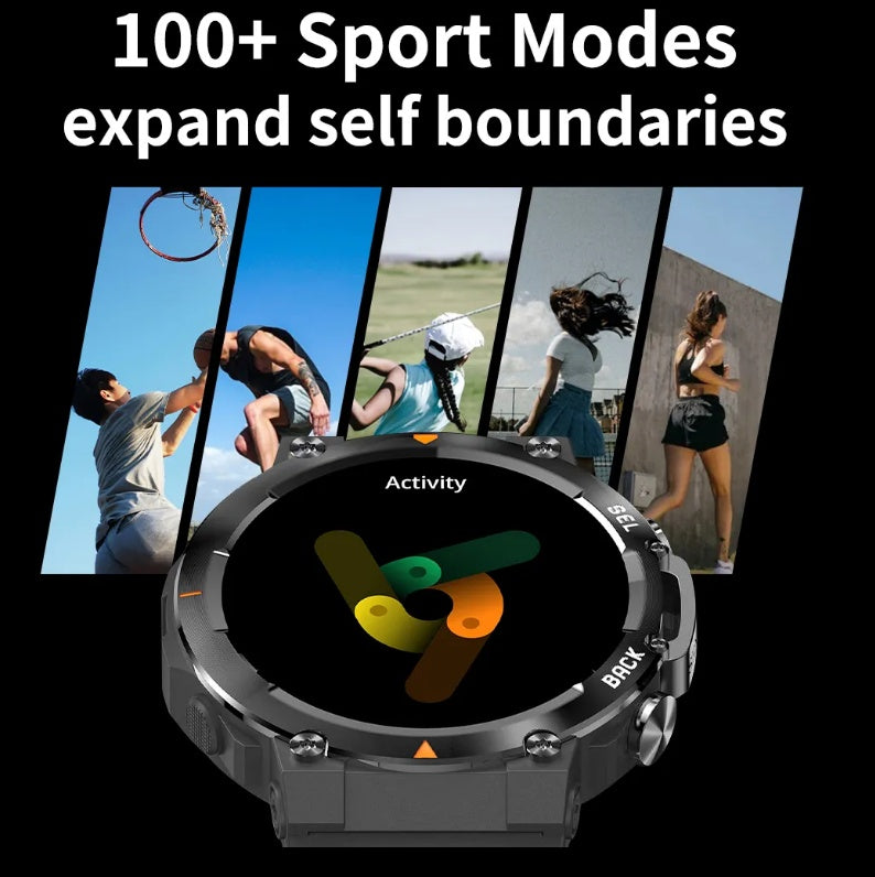 MAX18 Men’s Smartwatch – AMOLED Display & Fitness Tracking