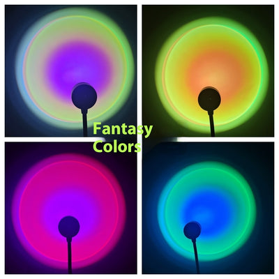 Sunset Rainbow Projection Lamp