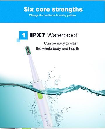 Ultrasonic electric toothbrush adult usb charging
