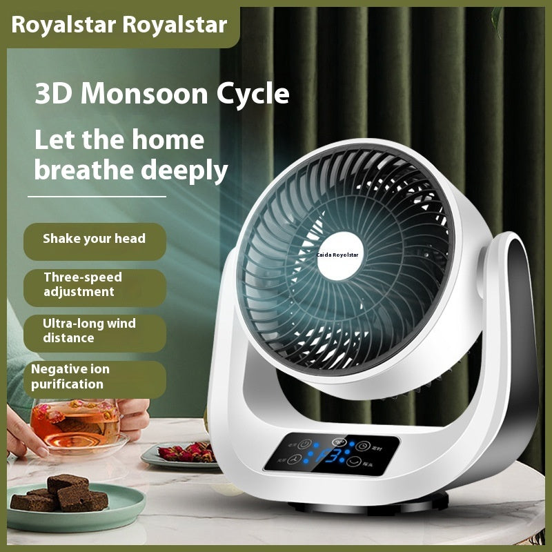 Desktop Intelligent Remote Control Home Air Circulator