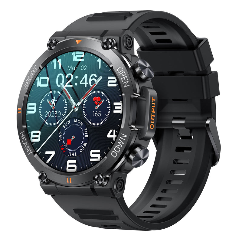 SENBONO Men’s Smartwatch – Round Big Screen & Wireless