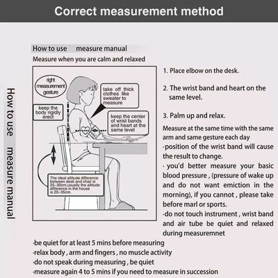 2025 Digital Automatic Blood Pressure Monitor Upper Arm BP Machine Heart Rate-UK
