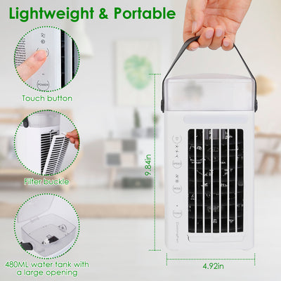4 In 1 Portable Air Conditioner Fan Evaporative Air Cooler