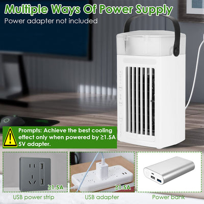 4 In 1 Portable Air Conditioner Fan Evaporative Air Cooler
