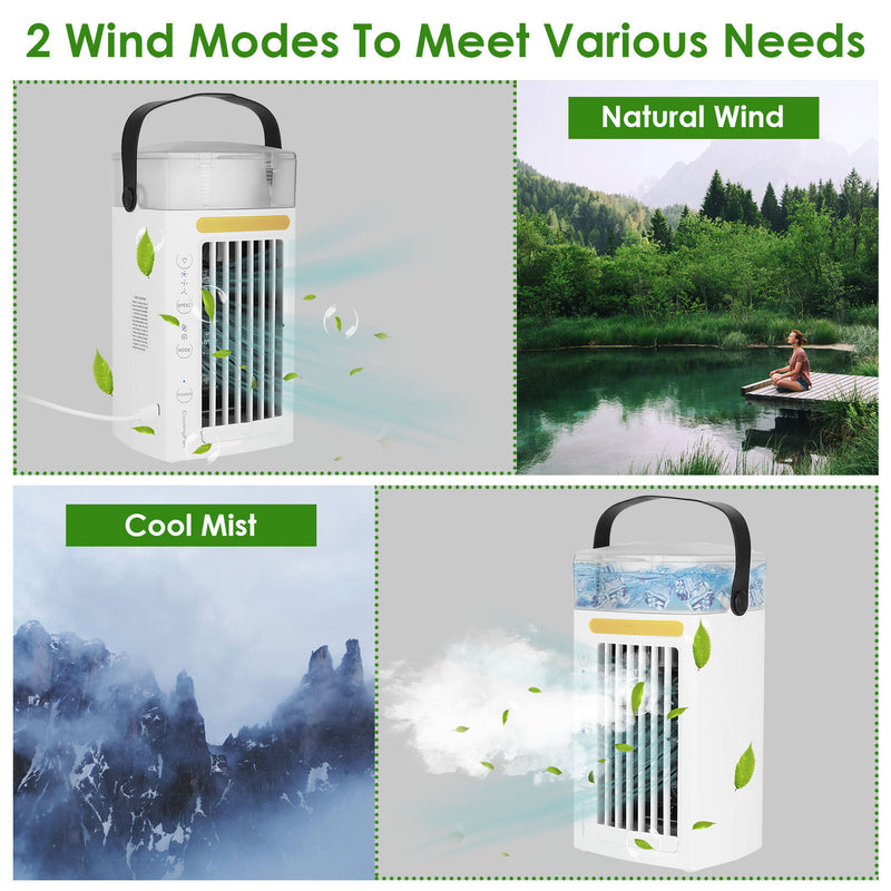 4 In 1 Portable Air Conditioner Fan Evaporative Air Cooler